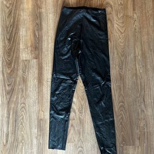 COMMANDO faux leather leggings sz medium